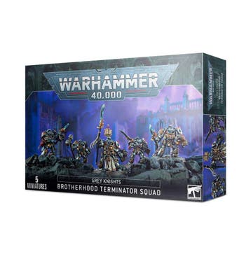 Brotherhood Terminator Squad - Grey Knights, Ophalen of Verzenden, Nieuw