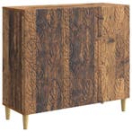 vidaXL Dressoir Oud hout 89 x 34,5 x 80 cm Bewerkt hout, Verzenden, Nieuw, Overige houtsoorten, Minder dan 50 cm