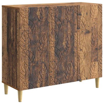vidaXL Dressoir Oud hout 89 x 34,5 x 80 cm Bewerkt hout, Huis en Inrichting, Verzenden, Nieuw, Overige houtsoorten, Minder dan 50 cm