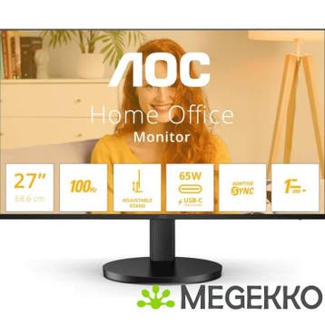 AOC Basic-line B3 Q27B3CF2 27  Quad HD 100Hz USB-C IPS, Computers en Software, Monitoren, Verzenden, Nieuw, AOC