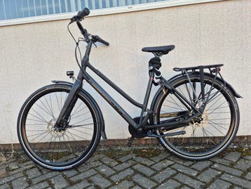 Batavus Dinsdag Exclusive – Framemaat 57 cm – Matzwart, Ophalen, 28 inch, Batavus, 56 cm of meer
