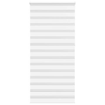 vidaXL Zebra rolgordijn 95x230 cm stofbreedte 90,9 cm, Verzenden, Nieuw, Wit