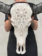 GEEN RESERVEPRIJS -C- Prachtige grote witte handgesneden, Antiek en Kunst