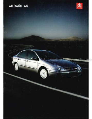 2001 CITROEN C5 SEDAN BROCHURE NEDERLANDS, Nieuw, Author