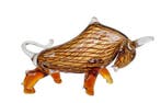 Beeldje - A large glass bull - Glas