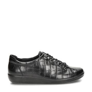 Ecco Soft 2.0 lage sneakers voor dames in het Zwart, Kleding | Dames, Schoenen, Ecco, Verzenden, Zwart, Nieuw