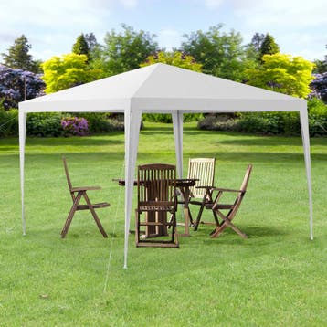 Paviljoen partytent waterdicht 3x3x2,55 m wit, Verzenden, Nieuw