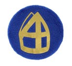 Mijter Button Blauw, Verzenden, Nieuw