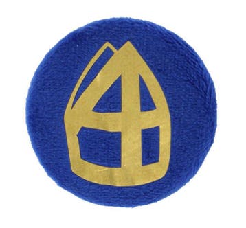 Mijter Button Blauw, Diversen, Verzenden, Nieuw