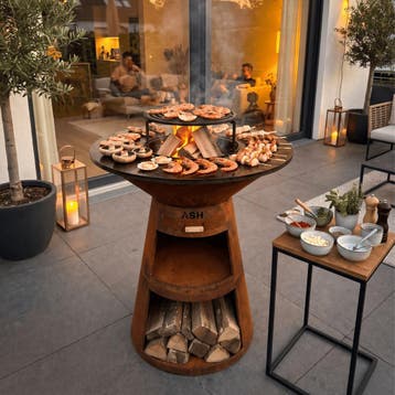 ASH Freya Plancha BBQ Cortenstaal, Verzenden, Nieuw