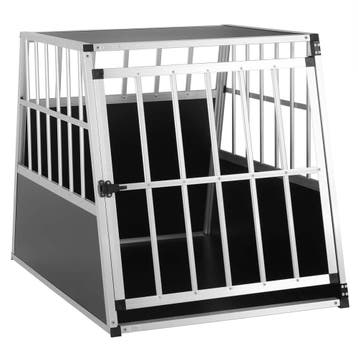 Hondentransportbox L 90x66x72cm Aluminium (Tuin en Terras), Tuin en Terras, Verzenden, Nieuw