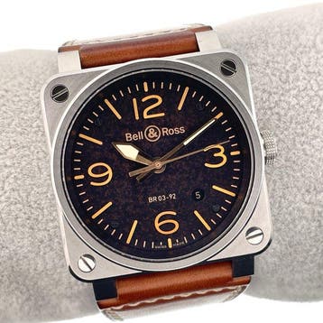 Bell & Ross - Golden Heritage - BR03-92 - Heren - 2017, Nieuw