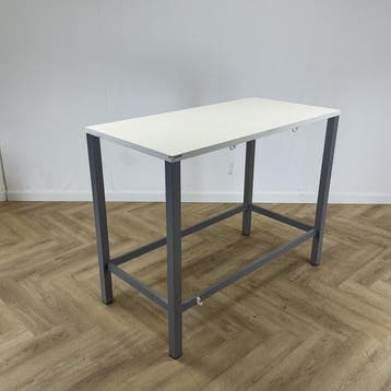 Wiesner- Hager sta-tafel (hxbxd) 111x140x70 cm, grijs - wit, Ophalen of Verzenden, Gebruikt