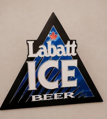 Labatt-biernaambord - Reclamebord - Staal