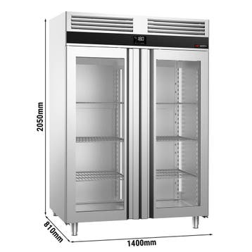 GGM Gastro | Vrieskast rvs PREMIUM - GN 2/1 - 1400L - 2 |, Verzenden, Nieuw, Inbouw, Vrieskast