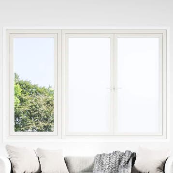 vidaXL Statisch raamfolie Frosted Wit 60 x 1000 cm PVC, Verzenden, Nieuw, Wit
