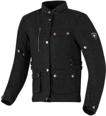 Merlin Harriet Dames Zwart Wax Motorjas, Nieuw met kaartje, Jas | textiel, Verzenden, Merlin
