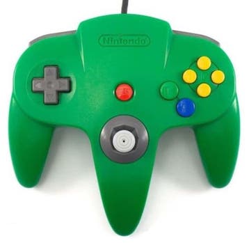 Nintendo 64 Controller Groen Origineel - Lam Pookje, Spelcomputers en Games, Ophalen of Verzenden, Zo goed als nieuw