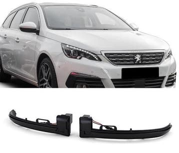 Knipperlichten Spiegel Peugeot 308 Dynamic LED black, Ophalen of Verzenden, Nieuw