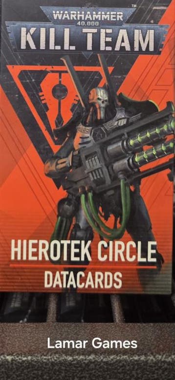 Kill Team Hierotek Circle datacards (Warhammer nieuw), Ophalen of Verzenden, Nieuw