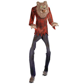Halloween Decoratie Scary Wolfman Met Licht Geluid En, Verzenden, Nieuw, Overige typen