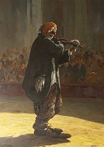 Riccardo Tosti (1910-1986) - Pagliaccio