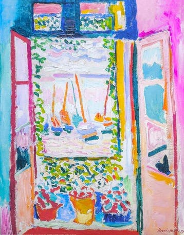 Henri Matisse (1869-1954) (after) - La fenêtre ouverte à