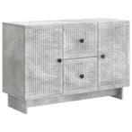 vidaXL Dressoir met lade Betongrijs 89 x 34,5 x 60 cm, Verzenden, Nieuw, Overige houtsoorten, Minder dan 50 cm