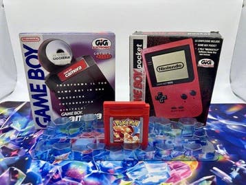 Nintendo - Gameboy Pocket - SET RED EDITION -Game Boy Pocket, Nieuw
