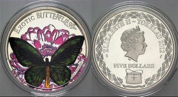 5 Dollars 2011 Tokelau (MuntenenBankbiljetten-Wereldmunten), Postzegels en Munten, Verzenden