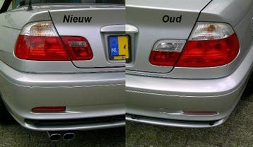 Binnenste Achterlichten BMW E46 Coupe/Cabrio Facelift B5843, Nieuw, BMW