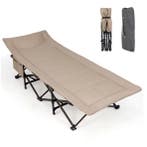 Opvouwbaar Camping Bed Veldbed met Matras 200kg Belastbaar, Verzenden, Nieuw