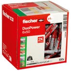 Fischer duopower 6x50mm 100 stuks, Verzenden, Nieuw