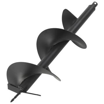 vidaXL Grondboor 250 mm staal, Doe-het-zelf en Verbouw, Verzenden, Nieuw