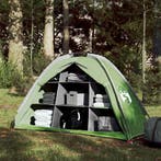vidaXL Opbergtent 9 vakken waterdicht groen, Verzenden, Nieuw, Tot en met 2