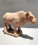 Oud-Chinees, Han-dynastie keramische koefiguur - 13 cm