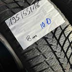 2 x Kumho 195-55-16 Winterbanden 8mm, Gebruikt, 16 inch, Band(en), Personenwagen