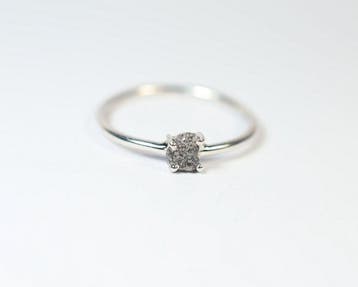 Rohdiamant Ring / nieuw- 1.58 g - (1)
