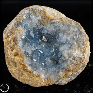 Natuurlijke celestietdruse uit Madagaskar – Hemelse