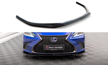 Voorspoiler V.1 Lexus ES F Sport 2019 - Maxton Glans Zwart, Auto-onderdelen, Ophalen of Verzenden, Nieuw