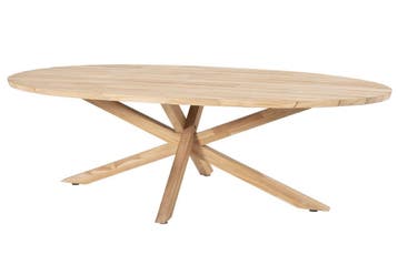 Taste by 4 Seasons Prado teak eettafel met ellips blad 240, Ophalen of Verzenden, Nieuw