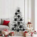 vidaXL Kerstbal Set XL 9 pcs Zwart Kunststof, Diversen, Verzenden, Nieuw