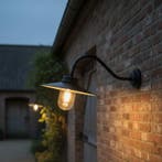 Stallamp Paddock Antiek Zwart Buitenverlichting, Tuin en Terras, Buitenverlichting, Overige materialen, Verzenden, Wandlamp, Nieuw