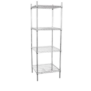 Voorraadrek met 4 schappen 183x61x61cm Vogue, Verzenden, Nieuw in verpakking