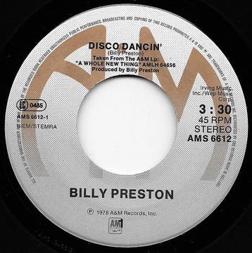vinyl single 7 inch - Billy Preston - Disco Dancin, Verzenden, Zo goed als nieuw, 7 inch, Pop
