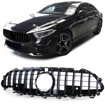 Sport Gril Glans Zwart Mercedes CLS C257 2018 0 2023 J96, Nieuw, Voor, Mercedes-Benz