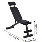 8-in-1 Trainingsbank – Opvouwbare Krachttraining Halterbank, Verzenden, Nieuw