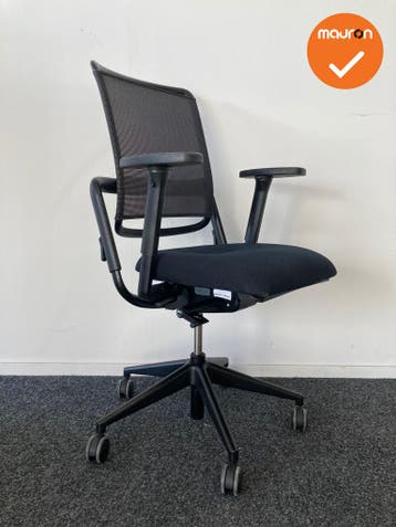 Rohde & Grahl - Xenium - Zwarte stoffering - Netweave rug -, Werkplek, Ophalen of Verzenden, Gebruikt, Stoel