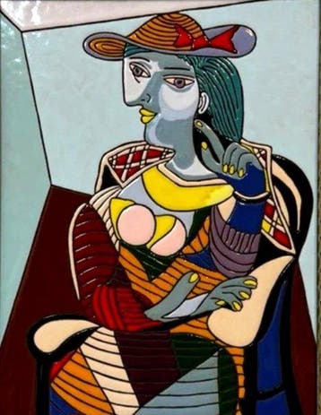 After Pablo Picasso (1881-1973) - Ritratto di Marie Thèrèse, Antiek en Kunst
