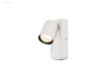 (20x) Bedlamp Wandlamp GU10 Armatuur cilinder wit..., Nieuw